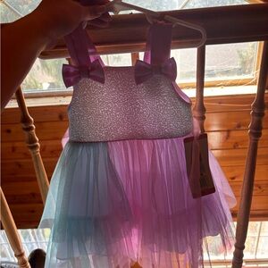 Kirkland Signature Pink and Purple Kids Formal Dress